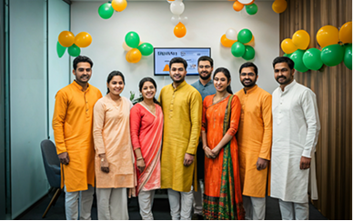 BMSPL Office Celebrating Republic Day